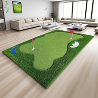 Tapis de golf en herbe artificielle en gros, équipement d'entraînement pour mini-golf, aides à l'entraînement, portable, pliable, durable
