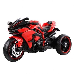 Motocicleta Eléctrica Infantil Recargable de Tres Ruedas con Luces y Música - Vehículo Eléctrico Educativo para Niños - Product Image 1