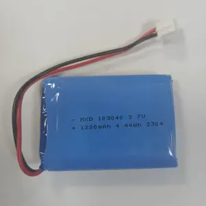 צ 'יטה ליתיום סוללה 3.7V 1200mah סוללה עבור אודיו אורח ספר טלפון