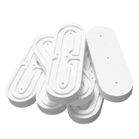 Manchons d'isolation thermique en céramique alumine haute température, formes de rainure de trou de Tube formées sous vide