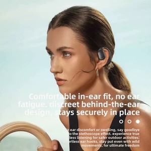<span class=keywords><strong>Casque</strong></span> sans fil OWS à conduction osseuse ouverte, sans écouteurs intra-auriculaires, pour le sport et les affaires, avec LED JL Life, étanche, <span class=keywords><strong>Bluetooth</strong></span> 5.0 - Product Image 3