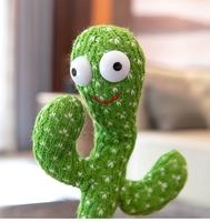 Cactus Dansant et Chantant, Jouet en Peluche Électrique Parlant Enchantant, 32 cm, Jouet en Peluche Électrique, Jouet en Coton PP