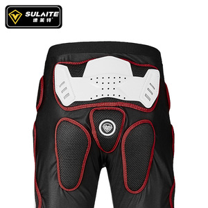 SULAITE Pantalon de protection pour moto, noir, respirant, protection des genoux pour hommes, cyclisme tout-terrain - Product Image 3