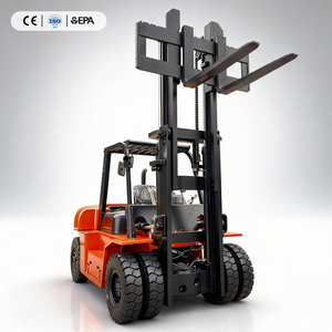 รถยกดีเซล 6 ตัน รถยกไฮดรอลิก 6 ตัน สำหรับฟาร์ม ได้รับการรับรองมาตรฐาน CE ISO รถยก 4x4 จากประเทศจีน จัดส่งฟรี - Product Image 2