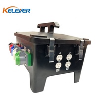 Kamlok 400 Amp 3 fazlı (15) 20 Amp dubleks prizler güç dağıtım kutusu