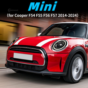 Phare avant noir archaïque pour MINI Cooper Cooper S F55 F56 F57 JCW F54 2014-2017 pour phares halogènes d'origine - Product Image 3