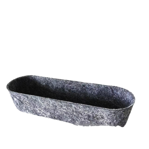 Custom RPET Felt Storage Box Heat Setting Thermoplastic Desktop Storage Pen Box Fabric Material for Living Room Use