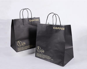 Bolsas de Papel Kraft Marrón para Alimentos con Logotipo Personalizado de Fábrica, Bolsas de Papel de Regalo de Lujo para Llevar Comida con Asa Retorcida - Product Image 2