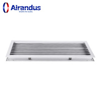 Grille de ventilation en plastique pour système de CVC, retour d'air