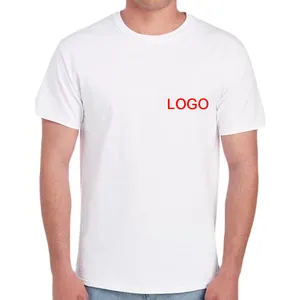 顶级普通厚棉t恤男女通用定制印花标志模拟领空白t恤超大男式t恤