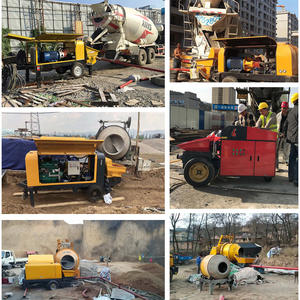 Pompe à Béton sur Remorque à Moteur <span class=keywords><strong>Diesel</strong></span> 50M3 Petite Pompe à Béton Portable <span class=keywords><strong>Diesel</strong></span> <span class=keywords><strong>Machine</strong></span> de Pompage à Béton Électrique - Product Image 6