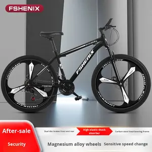 Bicicletas de Montaña de Alta Calidad con Cuadro de Acero de Alto Contenido de Carbono, 21 Velocidades, para Adultos, con Frenos de Disco Dobles, Ruedas de 24/26 Pulgadas, Venta al Por Mayor de Fábrica - Product Image 5