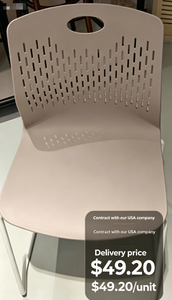 Modern Plastic <b>Dining</b> <b>Chair</b> With Metal Legs <b>Stackable</b> Design Teal Color Home Furniture wholesale restaurant <b>chairs</b> - Product Image 2