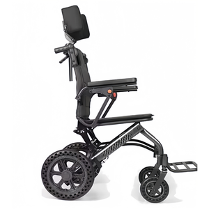 <span class=keywords><strong>Fauteuil</strong></span> roulant manuel Comfort Transit avec <span class=keywords><strong>roulettes</strong></span> de 8 pouces, repose-pieds pivotants, freins d'assistance pour les maisons de retraite et les hôpitaux - Product Image 5
