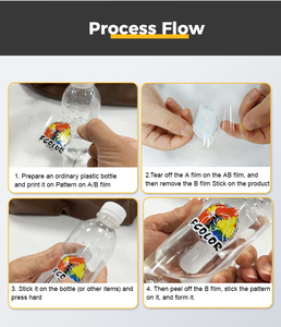 Película de Transferencia UV DTF FCOLOR, Rollo de Película DTF AB, Adhesivo PET para Impresión Digital - Product Image 3