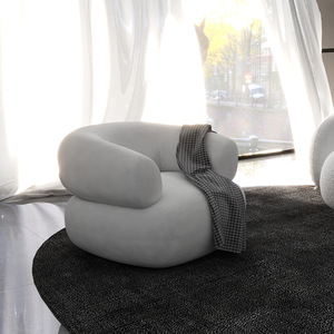 أريكة لشخصين بتصميم ياباني صديق للبيئة وأغطية قماشية لديكور غرفة المعيشة في الشقق العصرية - Product Image 6