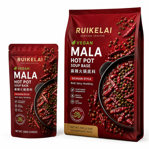 Base <span class=keywords><strong>de</strong></span> Sopa Mala Vegana al por Mayor OEM, Condimento Picante <span class=keywords><strong>Sichuan</strong></span> a Base <span class=keywords><strong>de</strong></span> Plantas, Fabricante <span class=keywords><strong>de</strong></span> Salsa Mala Personalizada OEM, <span class=keywords><strong>Precio</strong></span> al por Mayor - Product Image 1