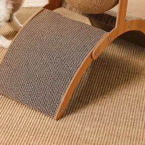 Produttore all'ingrosso cartone ondulato Sisal gatto gratta palla - Product Image 4
