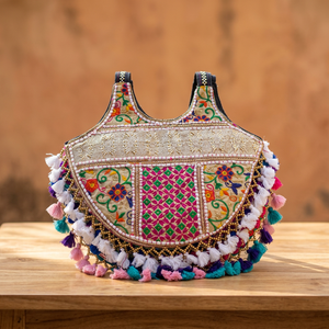Bolsa de Compras BS International para Mujer, Ligera, de Cuero Genuino, Plegable, con Cierre, Impermeable, 3L+, Gran Capacidad, Diseño Tradicional - Product Image 1