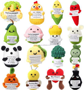 Divertido Taco emocional positivo Crochet Taco Crochet patata socio juguete con tarjeta positiva divertidos regalos <span class=keywords><strong>de</strong></span> mordaza para cumpleaños Navidad - Product Image 5