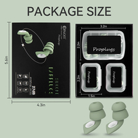 Bouchons d'Oreille Anti-Bruit en Silicone pour le Sommeil, Isolation Phonique Réutilisable
