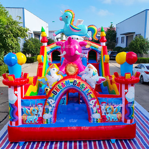 <span class=keywords><strong>Château</strong></span> Gonflable Compact pour Enfants - Jeu de Rebond et Toboggan Extérieur pour Fêtes - Offre Spéciale - Product Image 4
