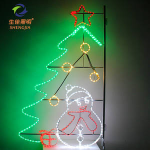 Luci Decorative Natalizie da Esterno a LED IP65 Marca ShengJia, Illuminazione Stradale 2D per Festival, Prezzo all'Ingrosso - Product Image 4