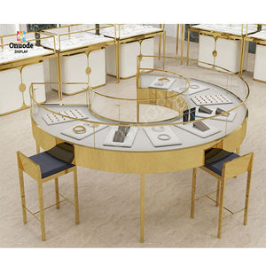 Customized 3D Interior Design Layout for Luxury Jewelry <b>Watch</b> Shop Complete Jewelry Shop Interior LED Luxury Jewelry Display - Product Image 4