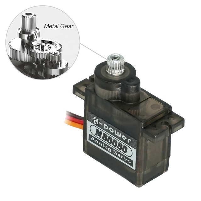 Kpower MB0090 12.5g Mini Servo Motor 3.4KG Metal Gear Digital Servo for RC Model Medical Equipment