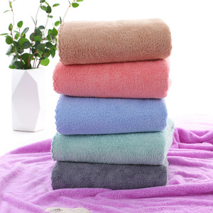 Toalla de baño de lana coral Ryan, 70x140 cm, de secado rápido, absorbente, tamaño grande, para uso en salones de belleza - Product Image 2