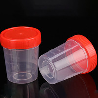 Contenedor de muestras de orina de hospital Contenedor de muestras de orina de plástico desechable estéril