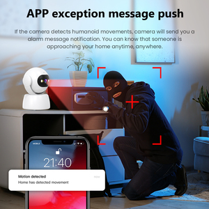 Thiết kế mới 3MP không dây trong nhà Wifi máy ảnh bảo vệ sự riêng tư hai cách âm thanh máy ảnh an ninh cho Trang chủ - Product Image 5