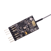 AGFRC RFS04S 2.4Ghz S-FHSS Compatible 4CH Mini récepteur RC de haute qualité pour avion à voilure fixe