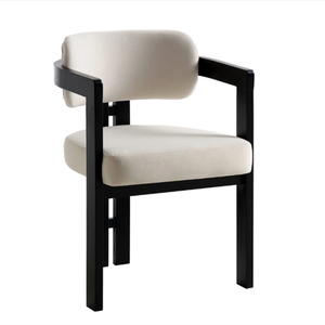 Sillas de Comedor Modernas de Madera Tapizadas con Cojín Suave a <span class=keywords><strong>Precio</strong></span> Económico, Silla de Comedor de Madera y Cuero PU para Hotel y Sala de Estar - Product Image 2