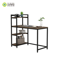 Table de travail convertible moderne, bureau avec structure métallique, garantie 10 ans pour usage commercial