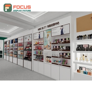 Expositor de Suelo de Materiales Mixtos para Tiendas de Marca Contemporáneas, Solución de Mobiliario para Tiendas, Diseño de Tiendas de Cosméticos - Product Image 4