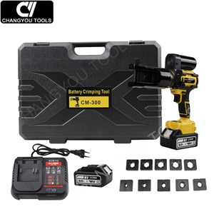 Herramienta de crimpado hidráulica CM-300, máquina de crimpado a batería, crimpadora a batería para cables de Cu y Al - Product Image 3
