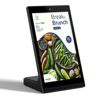 Sunworld Plastic 10,1 "LCD Personalización Commerciale Android Tableta con pantalla táctil en forma de L para caja registradora