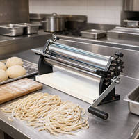 Machine à pâte manuelle 40 cm en acier inoxydable, presse à pâtes manuelle pour Chin Chin, Samosa, peau de ravioli, Roti