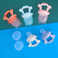 Sac à sucette en maille PP avec design à mordre pour fruits et légumes, idéal pour l'alimentation complémentaire des bébés, fourni directement par l'usine, vaisselle pour bébés