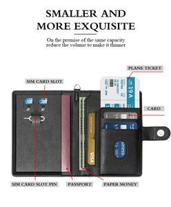 Bolsa para Certificados de Viaje, Innovadora y Tecnológica, <span class=keywords><strong>Cartera</strong></span> Mag-Safe, Find My, RFID, Porta Pasaportes - Product Image 5