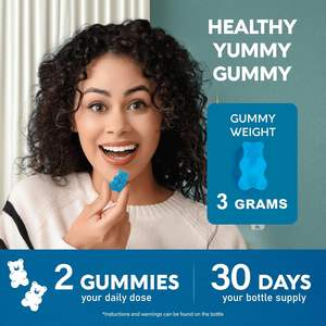 Las Mejores Gomitas Personalizadas para el Alivio del Estrés, Relajación y Calma, Gomitas con Ashwagandha y L-teanina para el Alivio del Estrés - Product Image 2