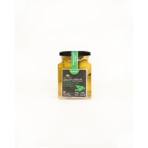 Olives Gordal Premium farcies aux cornichons dans une sauce à la moutarde - Product Image 1