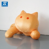 Sculpture gonflable personnalisée de chats et d'animaux de dessin animé