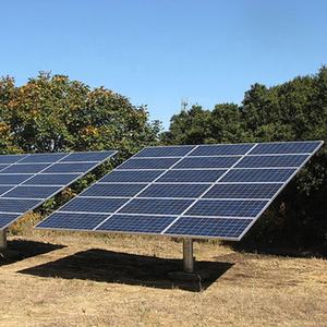 Single <strong>Post</strong> Mounted Solar Panel Pole Ground Mounting <strong>Brackets</strong> Steel Solar Mount - Product Image 6