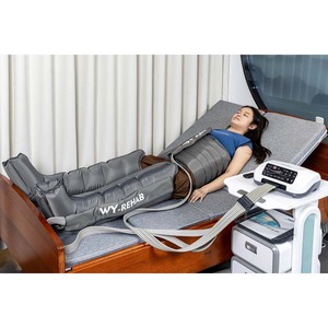 Système de récupération de jambe de masseur de <span class=keywords><strong>compression</strong></span> d'air séquentiel à 6 chambres de qualité supérieure pour les voyages, le bureau et la maison, l'appareil de thérapie de qualité médicale - Product Image 3