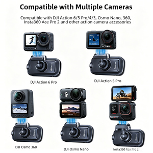 Caméra d'action magnétique 360 °   Clip de fixation rotatif pour ceinture et sac à dos pour DJl OSMO Action 6 5Pro 4 Go <span class=keywords><strong>Pro</strong></span> Insta360 Ace <span class=keywords><strong>Pro</strong></span> 2 <span class=keywords><strong>X5</strong></span> - Product Image 2