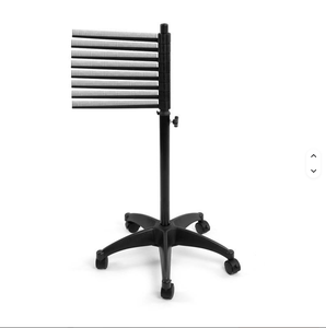 Support moderne en plastique pour extensions capillaires, réglable, mobile et rotatif, pour tresses et perruques, idéal pour centres commerciaux, appartements et supermarchés - Product Image 1