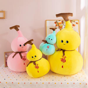 Coloré mignon pour <span class=keywords><strong>ours</strong></span> en peluche Super doux en peluche soulagement du Stress oreiller poupée calebasse frères gourde usine lot - Product Image 2