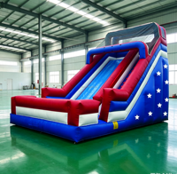 Château gonflable et combo de jeux gonflables commerciaux d'extérieur de qualité export